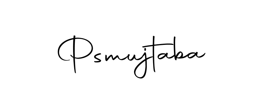 How to make Psmujtaba signature? Autography-DOLnW is a professional autograph style. Create handwritten signature for Psmujtaba name. Psmujtaba signature style 10 images and pictures png