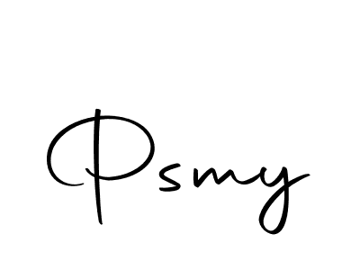 Make a beautiful signature design for name Psmy. Use this online signature maker to create a handwritten signature for free. Psmy signature style 10 images and pictures png