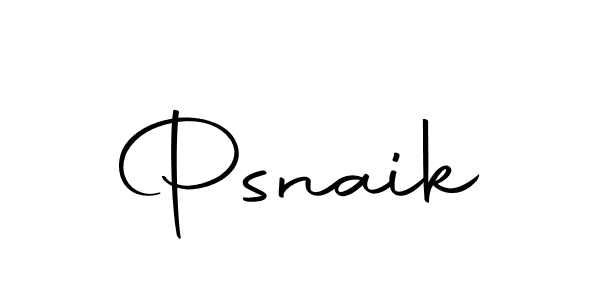 Create a beautiful signature design for name Psnaik. With this signature (Autography-DOLnW) fonts, you can make a handwritten signature for free. Psnaik signature style 10 images and pictures png