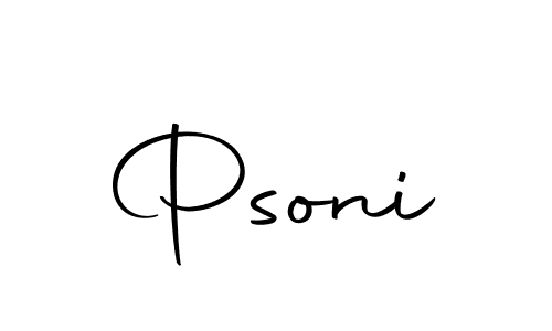 Also we have Psoni name is the best signature style. Create professional handwritten signature collection using Autography-DOLnW autograph style. Psoni signature style 10 images and pictures png