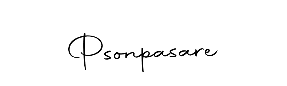 The best way (Autography-DOLnW) to make a short signature is to pick only two or three words in your name. The name Psonpasare include a total of six letters. For converting this name. Psonpasare signature style 10 images and pictures png