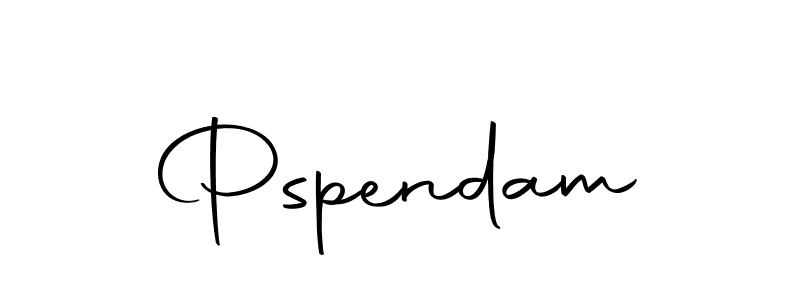 You should practise on your own different ways (Autography-DOLnW) to write your name (Pspendam) in signature. don't let someone else do it for you. Pspendam signature style 10 images and pictures png