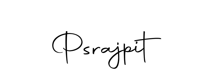 How to make Psrajpit name signature. Use Autography-DOLnW style for creating short signs online. This is the latest handwritten sign. Psrajpit signature style 10 images and pictures png