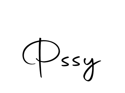 Design your own signature with our free online signature maker. With this signature software, you can create a handwritten (Autography-DOLnW) signature for name Pssy. Pssy signature style 10 images and pictures png