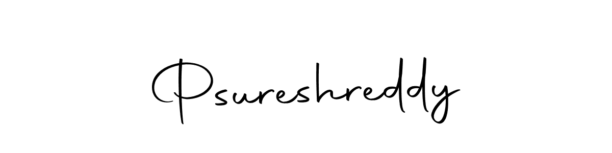Once you've used our free online signature maker to create your best signature Autography-DOLnW style, it's time to enjoy all of the benefits that Psureshreddy name signing documents. Psureshreddy signature style 10 images and pictures png