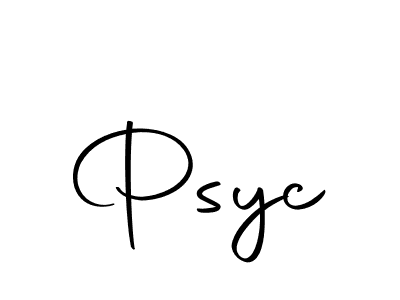 Make a beautiful signature design for name Psyc. Use this online signature maker to create a handwritten signature for free. Psyc signature style 10 images and pictures png