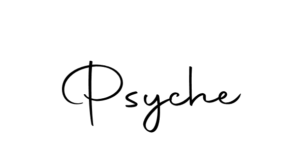 How to make Psyche name signature. Use Autography-DOLnW style for creating short signs online. This is the latest handwritten sign. Psyche signature style 10 images and pictures png