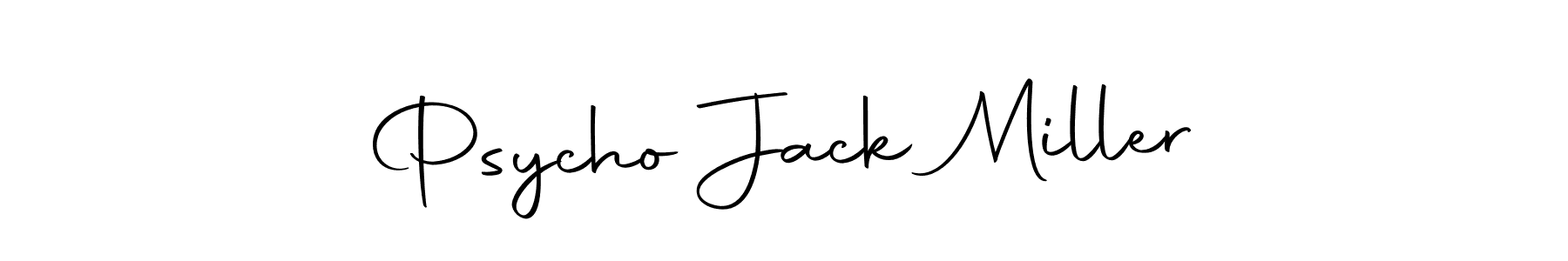 Psycho Jack Miller stylish signature style. Best Handwritten Sign (Autography-DOLnW) for my name. Handwritten Signature Collection Ideas for my name Psycho Jack Miller. Psycho Jack Miller signature style 10 images and pictures png
