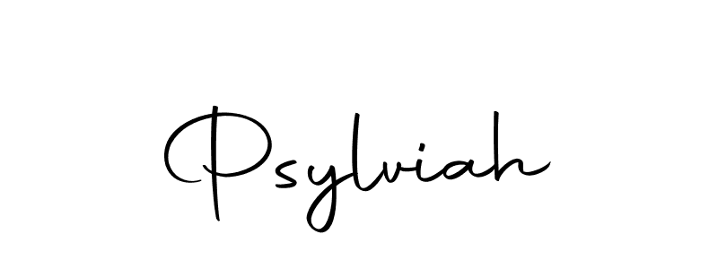 How to make Psylviah signature? Autography-DOLnW is a professional autograph style. Create handwritten signature for Psylviah name. Psylviah signature style 10 images and pictures png