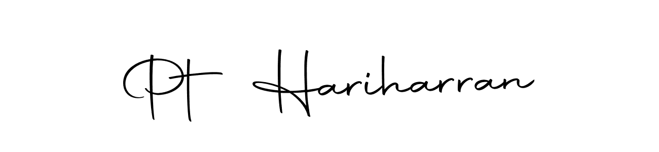 Use a signature maker to create a handwritten signature online. With this signature software, you can design (Autography-DOLnW) your own signature for name Pt Hariharran. Pt Hariharran signature style 10 images and pictures png