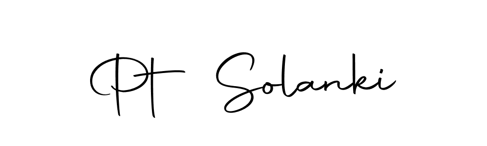 You can use this online signature creator to create a handwritten signature for the name Pt Solanki. This is the best online autograph maker. Pt Solanki signature style 10 images and pictures png