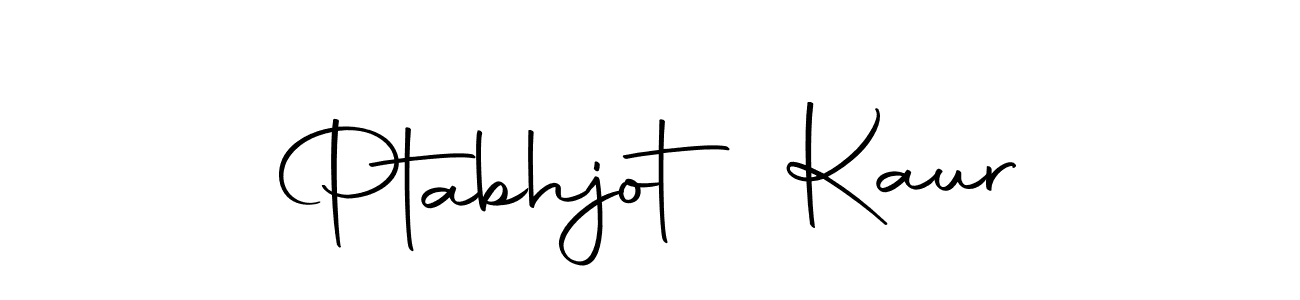 The best way (Autography-DOLnW) to make a short signature is to pick only two or three words in your name. The name Ptabhjot Kaur include a total of six letters. For converting this name. Ptabhjot Kaur signature style 10 images and pictures png