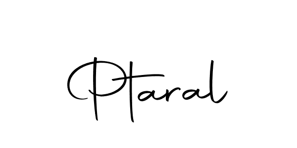 How to make Ptaral name signature. Use Autography-DOLnW style for creating short signs online. This is the latest handwritten sign. Ptaral signature style 10 images and pictures png