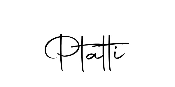 You should practise on your own different ways (Autography-DOLnW) to write your name (Ptatti) in signature. don't let someone else do it for you. Ptatti signature style 10 images and pictures png
