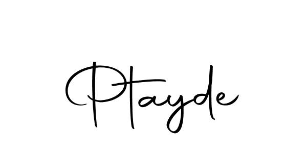 Make a beautiful signature design for name Ptayde. Use this online signature maker to create a handwritten signature for free. Ptayde signature style 10 images and pictures png