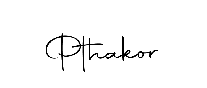 You should practise on your own different ways (Autography-DOLnW) to write your name (Pthakor) in signature. don't let someone else do it for you. Pthakor signature style 10 images and pictures png