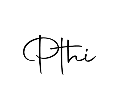 Use a signature maker to create a handwritten signature online. With this signature software, you can design (Autography-DOLnW) your own signature for name Pthi. Pthi signature style 10 images and pictures png