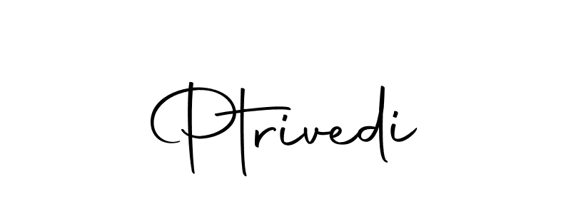 How to make Ptrivedi signature? Autography-DOLnW is a professional autograph style. Create handwritten signature for Ptrivedi name. Ptrivedi signature style 10 images and pictures png