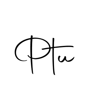 Design your own signature with our free online signature maker. With this signature software, you can create a handwritten (Autography-DOLnW) signature for name Ptu. Ptu signature style 10 images and pictures png