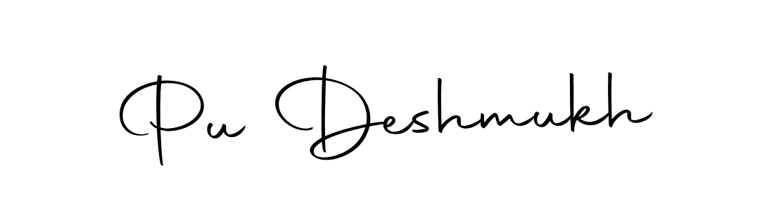 This is the best signature style for the Pu Deshmukh name. Also you like these signature font (Autography-DOLnW). Mix name signature. Pu Deshmukh signature style 10 images and pictures png