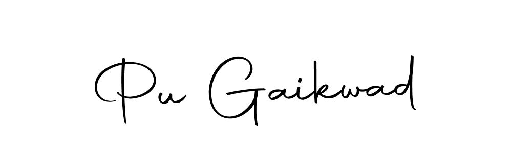 Use a signature maker to create a handwritten signature online. With this signature software, you can design (Autography-DOLnW) your own signature for name Pu Gaikwad. Pu Gaikwad signature style 10 images and pictures png