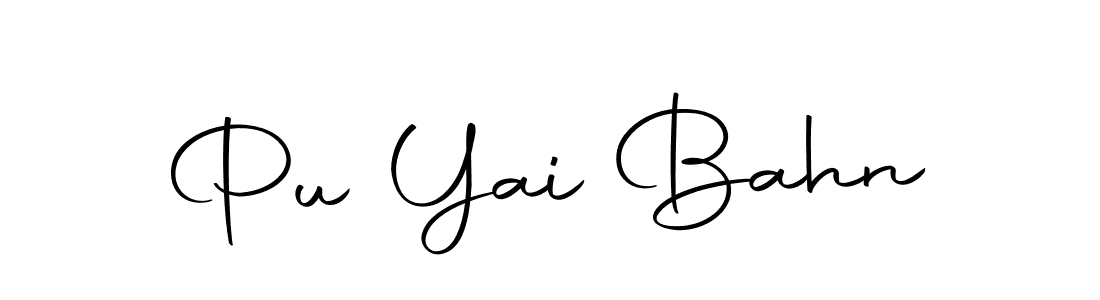 Make a beautiful signature design for name Pu Yai Bahn. Use this online signature maker to create a handwritten signature for free. Pu Yai Bahn signature style 10 images and pictures png