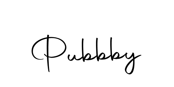 The best way (Autography-DOLnW) to make a short signature is to pick only two or three words in your name. The name Pubbby include a total of six letters. For converting this name. Pubbby signature style 10 images and pictures png