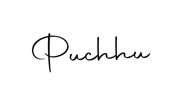 You should practise on your own different ways (Autography-DOLnW) to write your name (Puchhu) in signature. don't let someone else do it for you. Puchhu signature style 10 images and pictures png