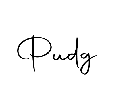 You should practise on your own different ways (Autography-DOLnW) to write your name (Pudg) in signature. don't let someone else do it for you. Pudg signature style 10 images and pictures png