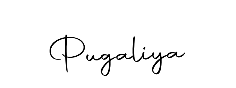 How to make Pugaliya name signature. Use Autography-DOLnW style for creating short signs online. This is the latest handwritten sign. Pugaliya signature style 10 images and pictures png