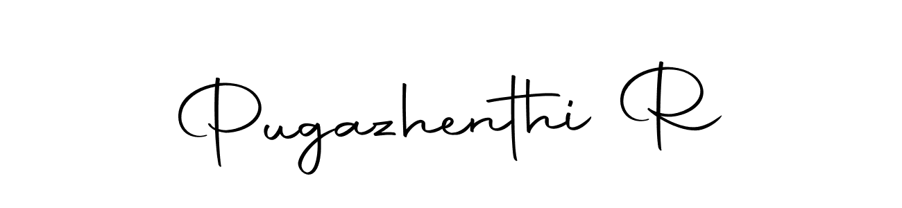 Create a beautiful signature design for name Pugazhenthi R. With this signature (Autography-DOLnW) fonts, you can make a handwritten signature for free. Pugazhenthi R signature style 10 images and pictures png