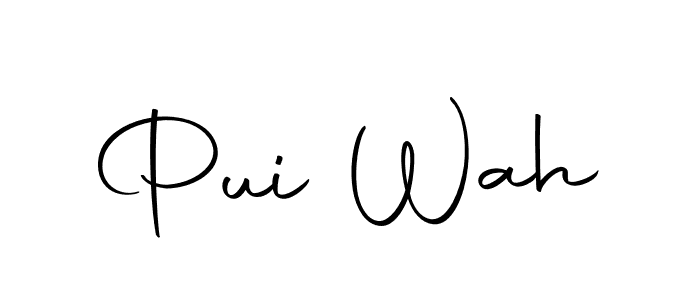Make a beautiful signature design for name Pui Wah. With this signature (Autography-DOLnW) style, you can create a handwritten signature for free. Pui Wah signature style 10 images and pictures png
