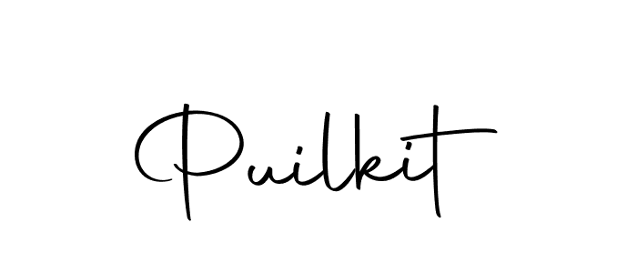 Puilkit stylish signature style. Best Handwritten Sign (Autography-DOLnW) for my name. Handwritten Signature Collection Ideas for my name Puilkit. Puilkit signature style 10 images and pictures png