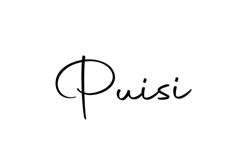 Make a beautiful signature design for name Puisi. With this signature (Autography-DOLnW) style, you can create a handwritten signature for free. Puisi signature style 10 images and pictures png