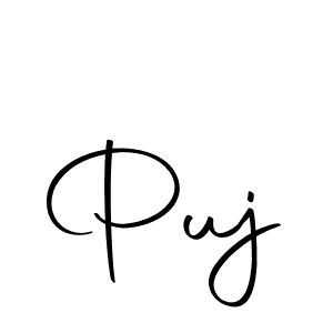 Puj stylish signature style. Best Handwritten Sign (Autography-DOLnW) for my name. Handwritten Signature Collection Ideas for my name Puj. Puj signature style 10 images and pictures png