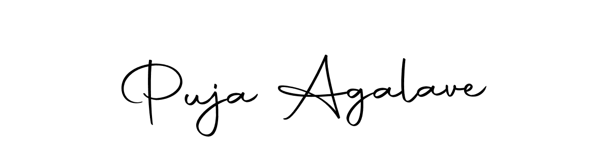 Use a signature maker to create a handwritten signature online. With this signature software, you can design (Autography-DOLnW) your own signature for name Puja Agalave. Puja Agalave signature style 10 images and pictures png