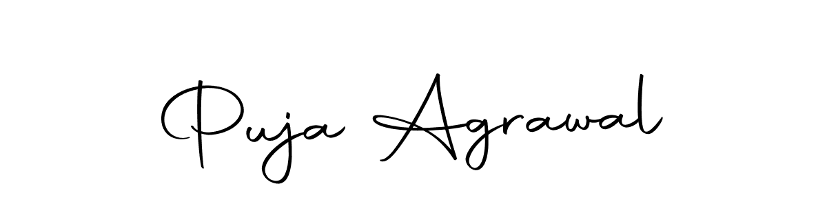 Also we have Puja Agrawal name is the best signature style. Create professional handwritten signature collection using Autography-DOLnW autograph style. Puja Agrawal signature style 10 images and pictures png
