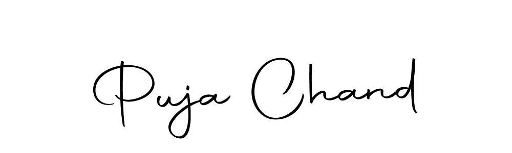 Make a beautiful signature design for name Puja Chand. With this signature (Autography-DOLnW) style, you can create a handwritten signature for free. Puja Chand signature style 10 images and pictures png