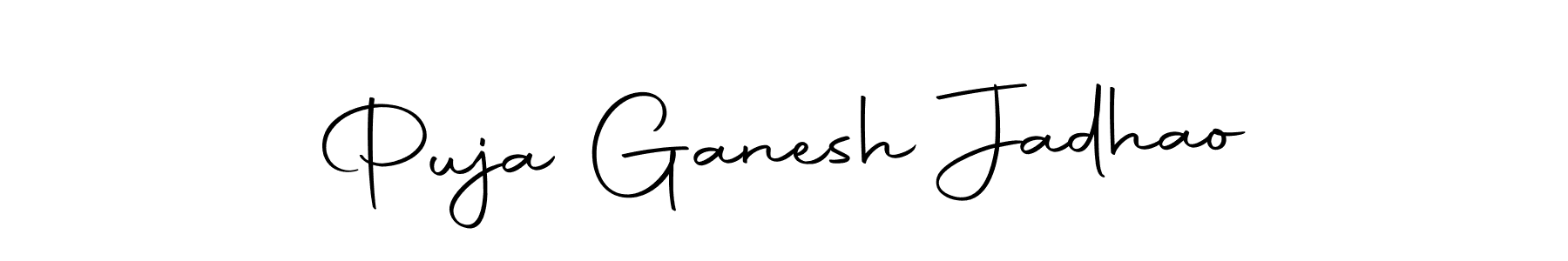 Make a beautiful signature design for name Puja Ganesh Jadhao. Use this online signature maker to create a handwritten signature for free. Puja Ganesh Jadhao signature style 10 images and pictures png