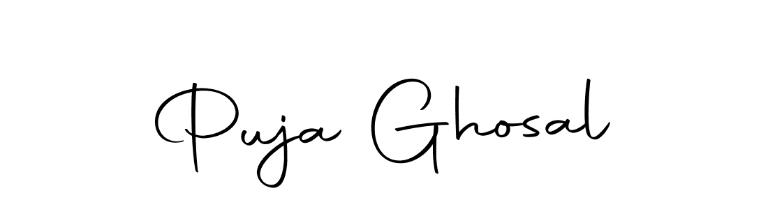 You can use this online signature creator to create a handwritten signature for the name Puja Ghosal. This is the best online autograph maker. Puja Ghosal signature style 10 images and pictures png
