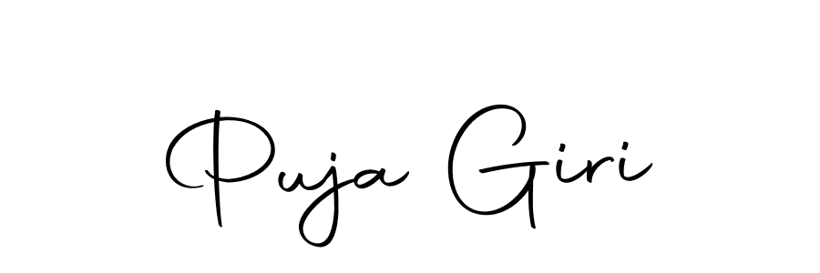 You should practise on your own different ways (Autography-DOLnW) to write your name (Puja Giri) in signature. don't let someone else do it for you. Puja Giri signature style 10 images and pictures png