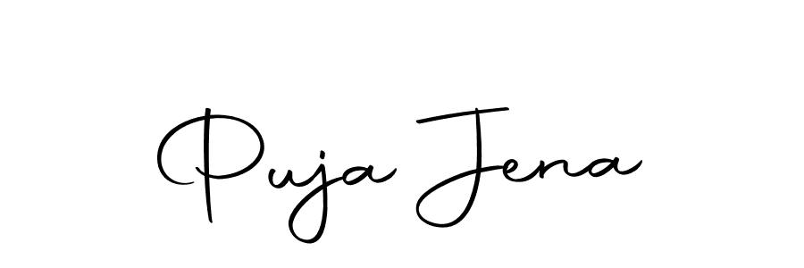 The best way (Autography-DOLnW) to make a short signature is to pick only two or three words in your name. The name Puja Jena include a total of six letters. For converting this name. Puja Jena signature style 10 images and pictures png