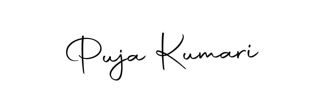 Create a beautiful signature design for name Puja Kumari. With this signature (Autography-DOLnW) fonts, you can make a handwritten signature for free. Puja Kumari signature style 10 images and pictures png