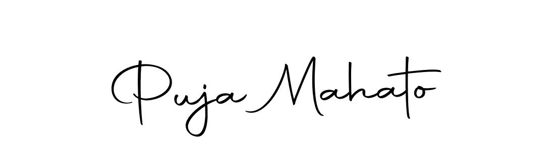 Use a signature maker to create a handwritten signature online. With this signature software, you can design (Autography-DOLnW) your own signature for name Puja Mahato. Puja Mahato signature style 10 images and pictures png