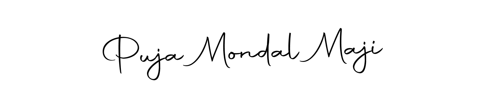 Use a signature maker to create a handwritten signature online. With this signature software, you can design (Autography-DOLnW) your own signature for name Puja Mondal Maji. Puja Mondal Maji signature style 10 images and pictures png