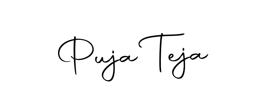 if you are searching for the best signature style for your name Puja Teja. so please give up your signature search. here we have designed multiple signature styles  using Autography-DOLnW. Puja Teja signature style 10 images and pictures png