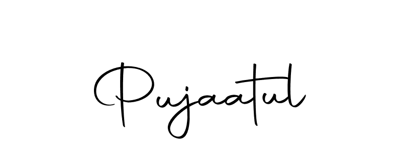 Here are the top 10 professional signature styles for the name Pujaatul. These are the best autograph styles you can use for your name. Pujaatul signature style 10 images and pictures png