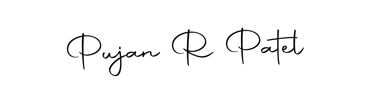 Make a beautiful signature design for name Pujan R Patel. Use this online signature maker to create a handwritten signature for free. Pujan R Patel signature style 10 images and pictures png