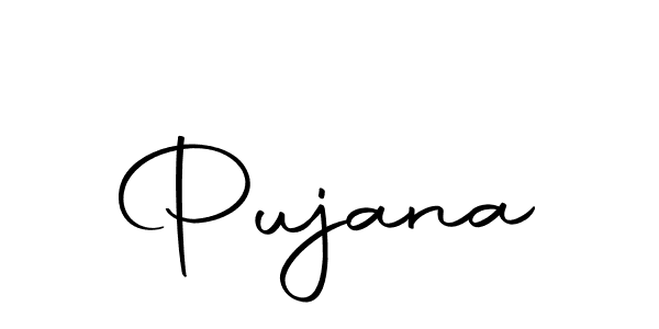 Make a beautiful signature design for name Pujana. Use this online signature maker to create a handwritten signature for free. Pujana signature style 10 images and pictures png