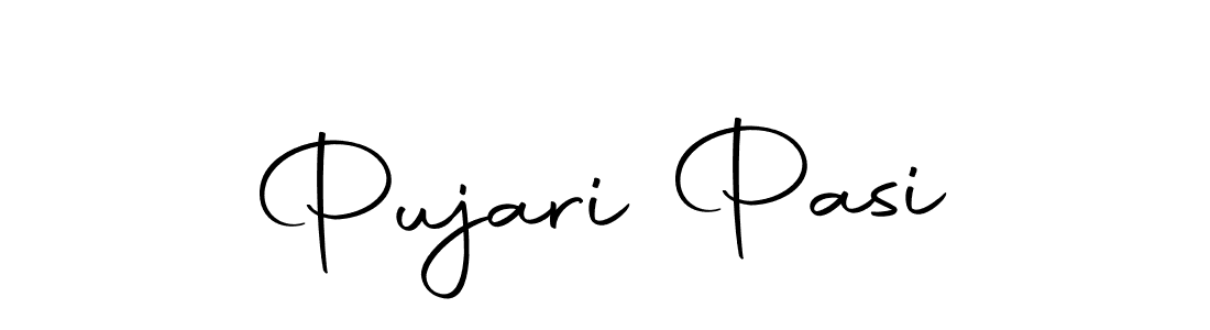 How to make Pujari Pasi name signature. Use Autography-DOLnW style for creating short signs online. This is the latest handwritten sign. Pujari Pasi signature style 10 images and pictures png